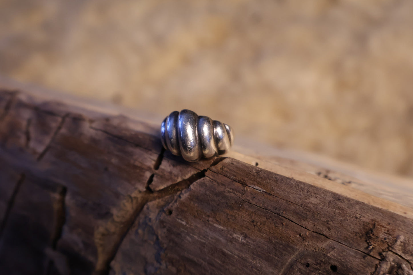 Vintage Scalloped Ring, Size 7