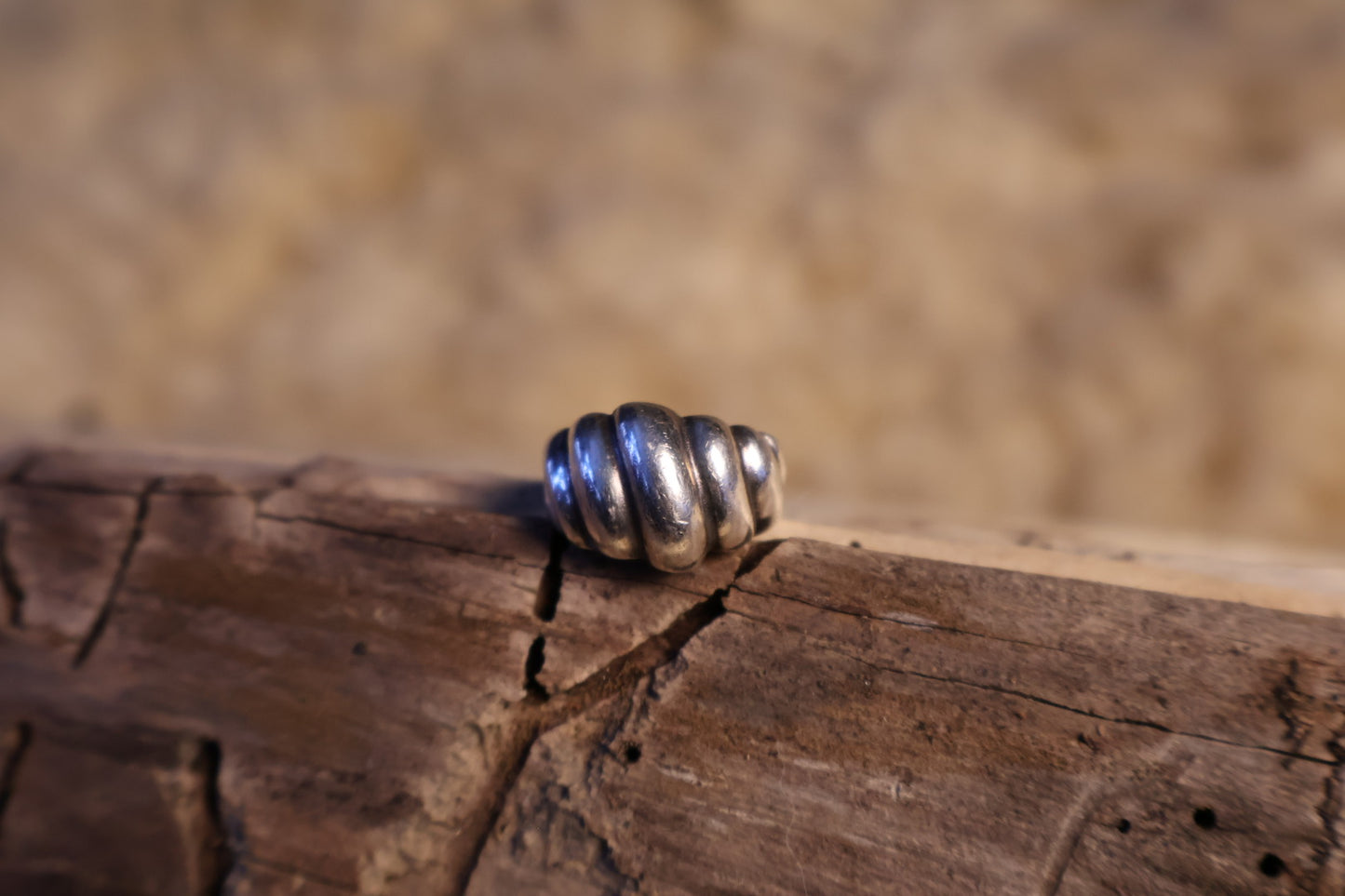 Vintage Scalloped Ring, Size 7