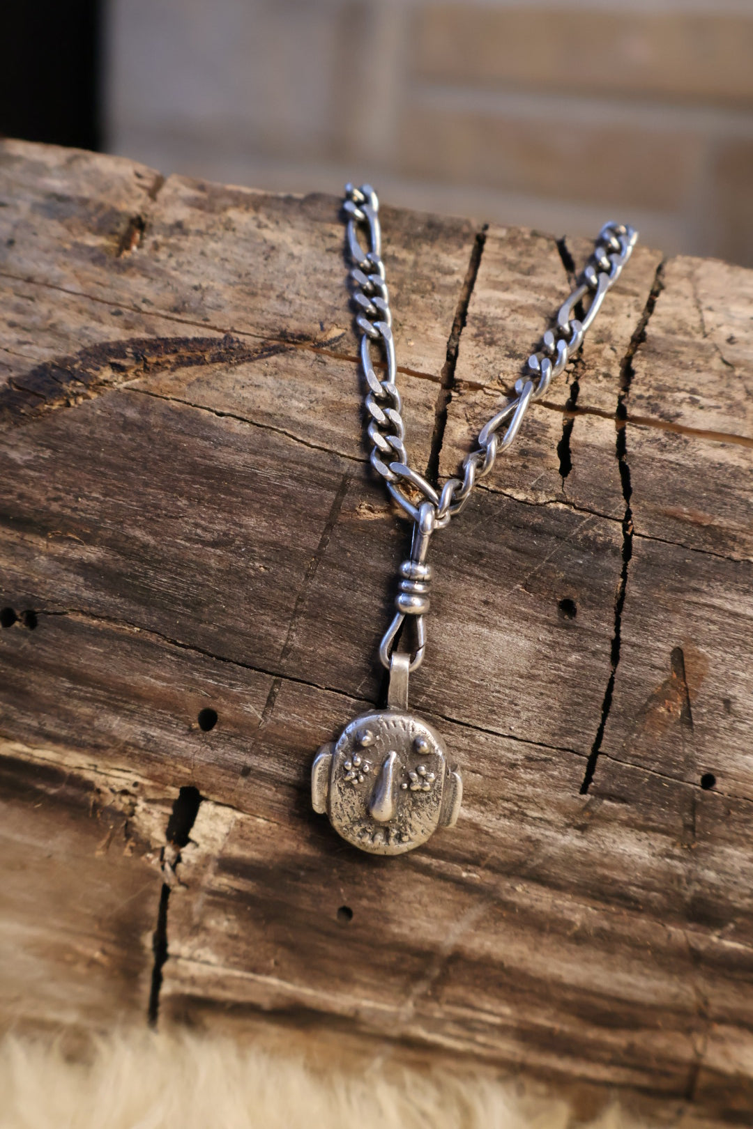 Flower Devil on 16inch Figaro Chain