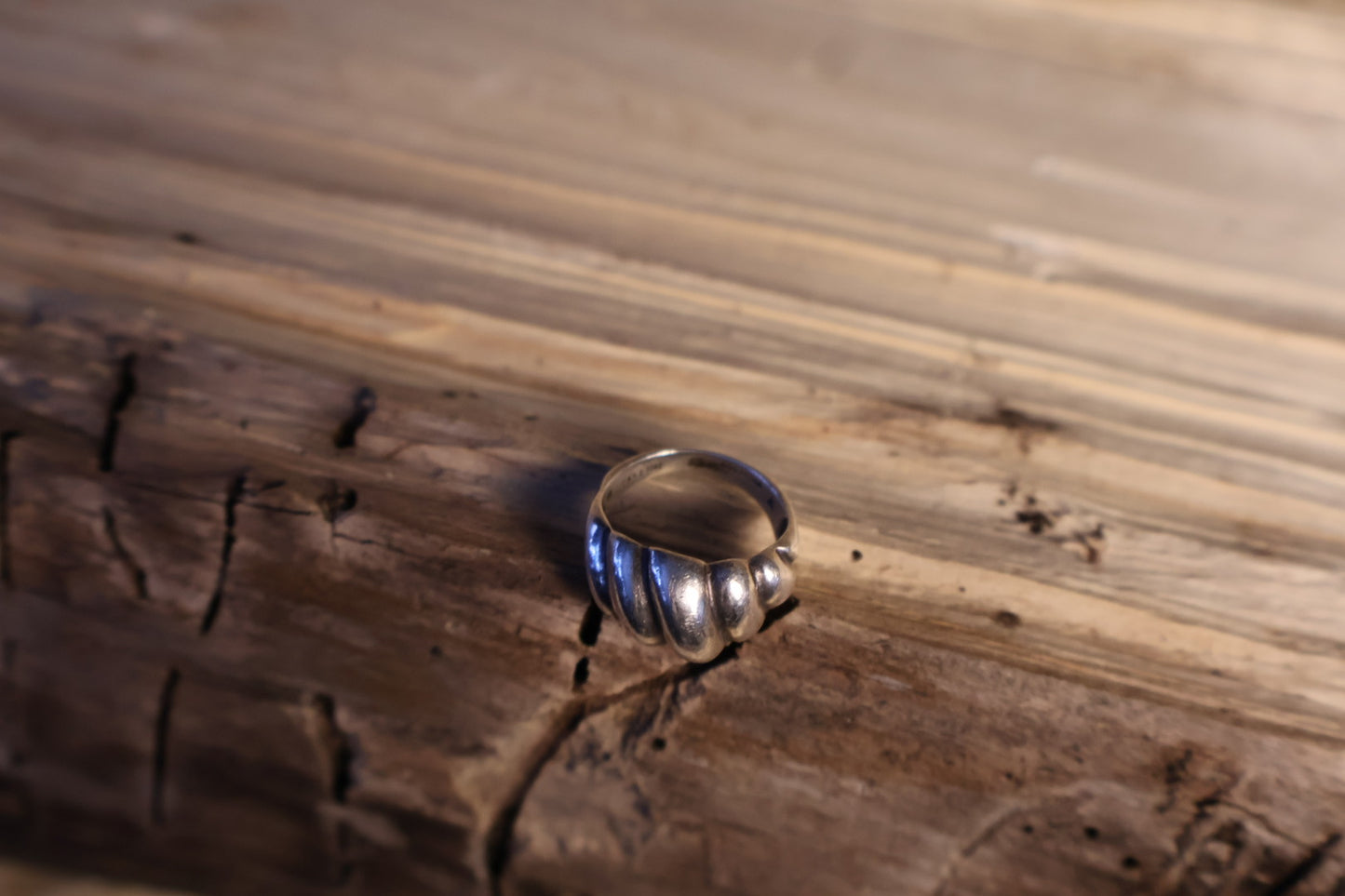 Vintage Scalloped Ring, Size 7