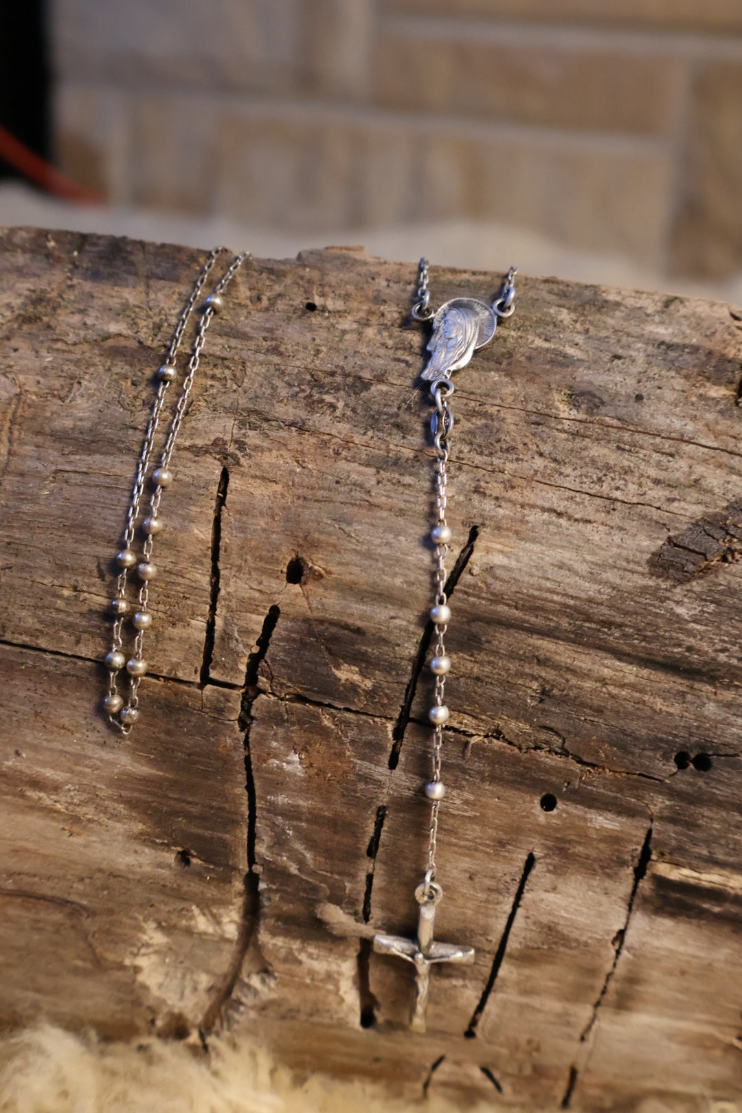 Vintage Sterling Silver Rosary