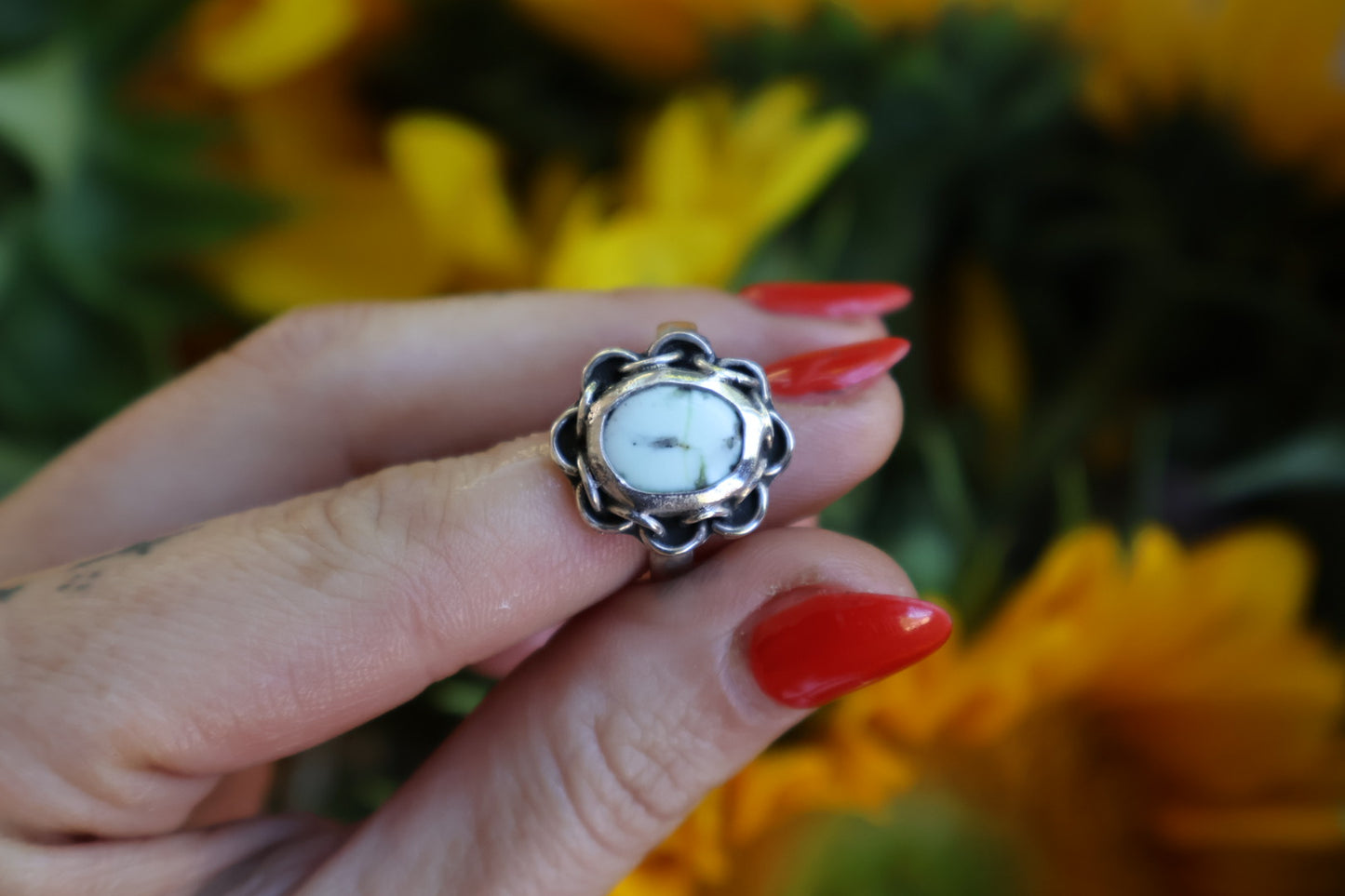 Daisy Chain Ring, size 6