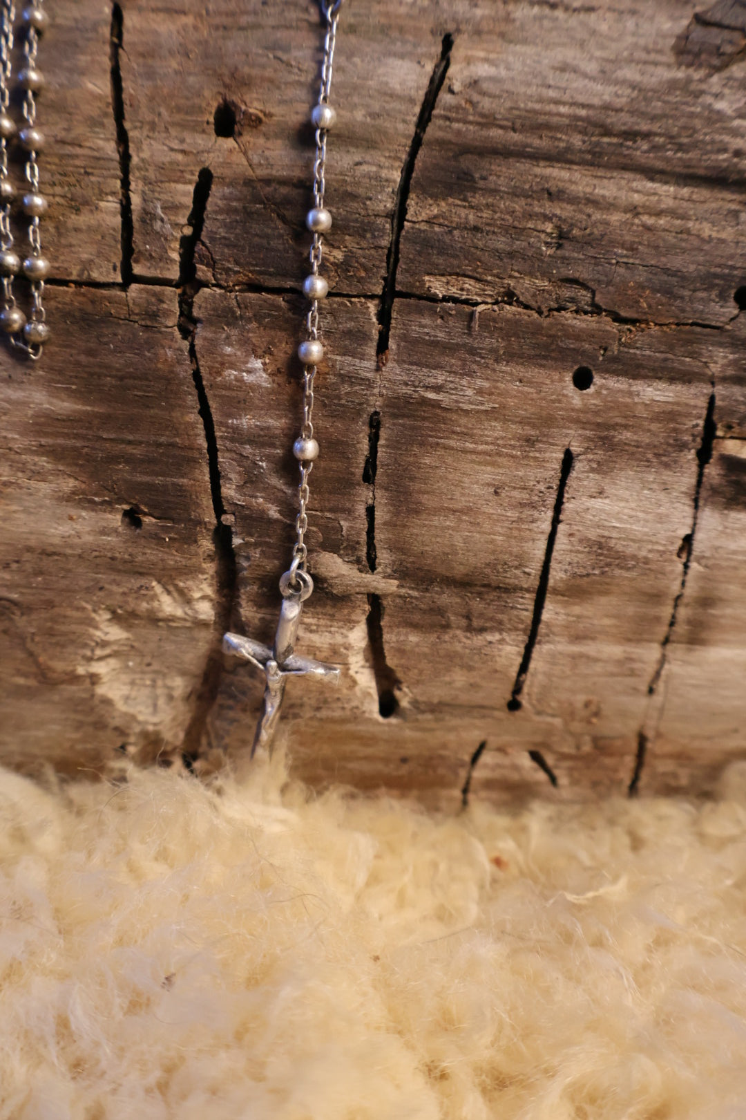 Vintage Sterling Silver Rosary