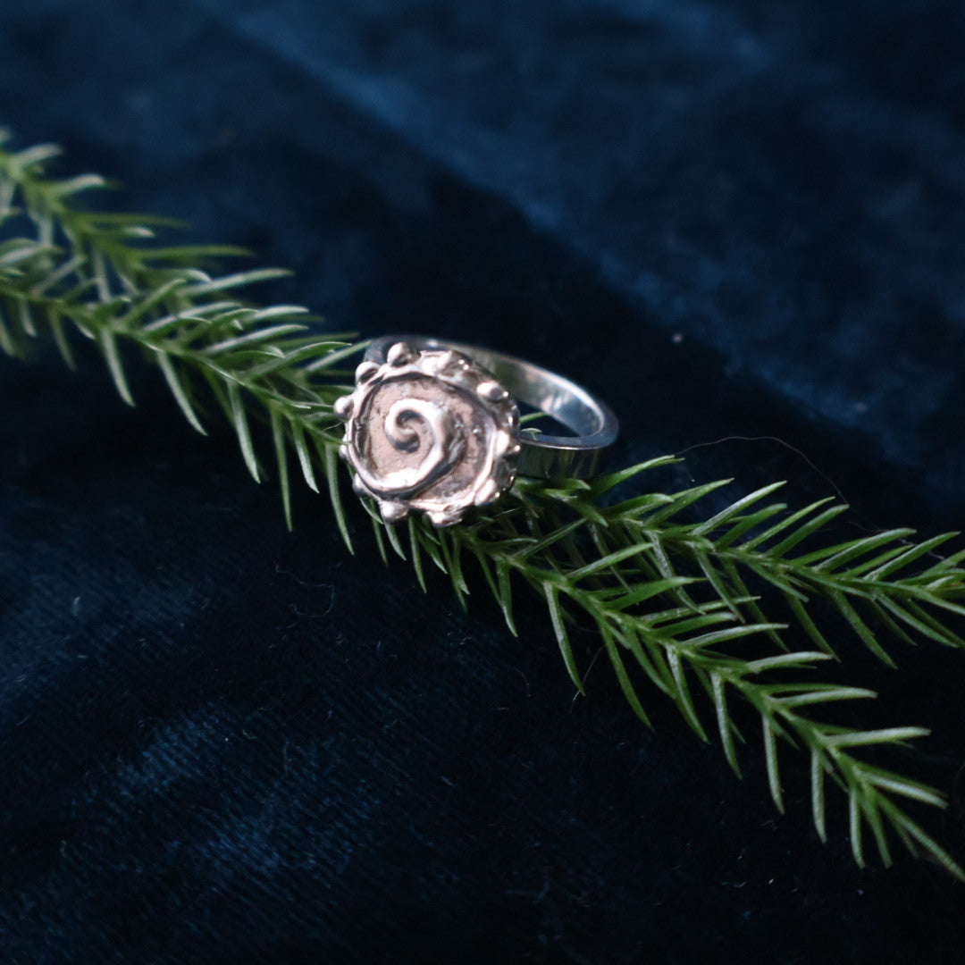Spiral ring, size 6.5